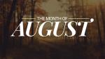 Month of August Illustration image