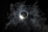 The Diamond Ring is one of the most spectacular phases of a total solar eclipse. Image of the Diamond Ring during the 2017 Great American Eclipse.