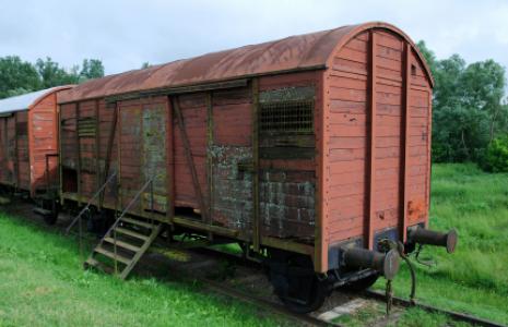 Railroad car used during the Holocaust