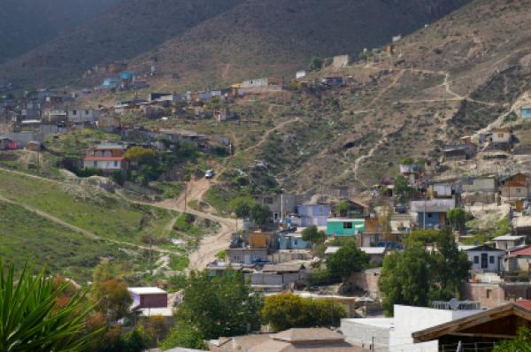 View of a neighborhood in Tijuana