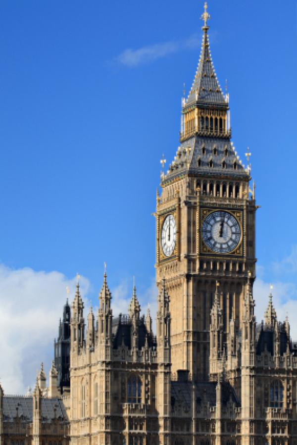 Big Ben and the Houses of Parliament (London, England).