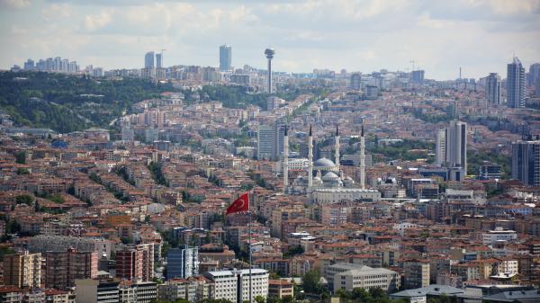 The city of Ankara, Turkey.