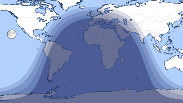 Our Day and Night World Map at 23:56 UTC on June 21, 2023—a few hours after the June solstice