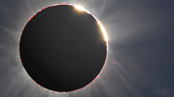A double diamond ring effect, captured at the solar eclipse of November 3, 2013.
