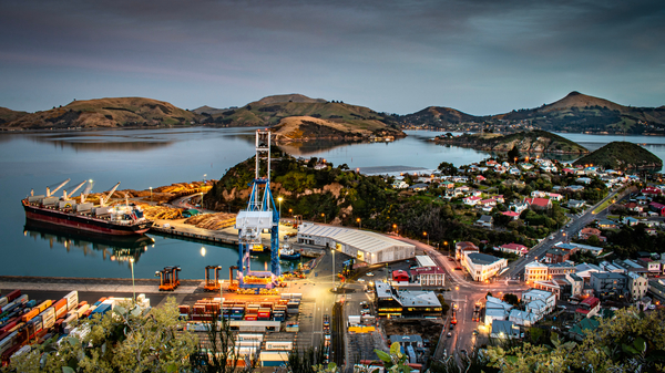 Picture of Port of Port Chalmers, Dunedin, Otago at nighttime