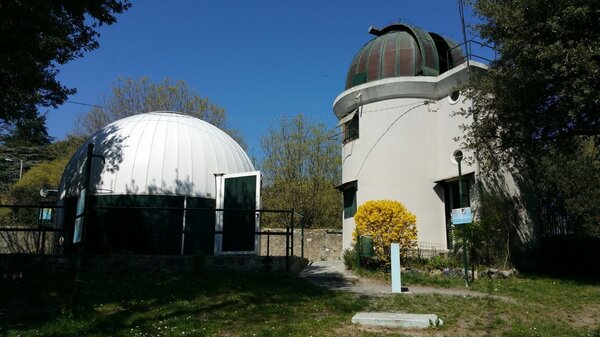 The Astronomical Observatory of Righi, located in the hills around the city of Genoa in Italy.