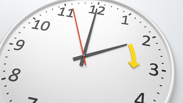 An image of a white clock for DST, Spring Forward. An image of a white clock for DST, Spring Forward.