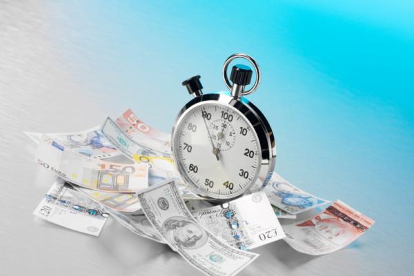 Time is money concept.