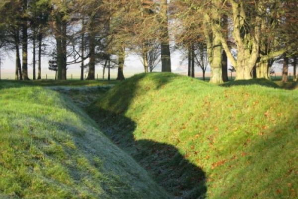 1st World War trench / battlefield site from1914~18 the Somme France 1st World War trench / battlefield site from1914~18 the Somme France
