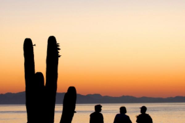 sunrise over Sea of Cortez