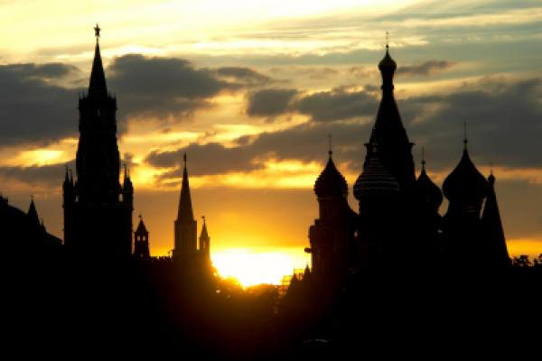 Silhouette of the Moscow Kremlin