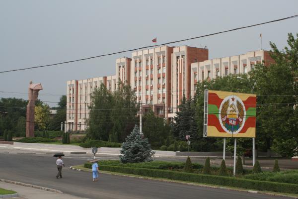 Presidential building in Tiraspol, Transnistria