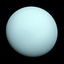 A close-up of Uranus, taken by the Voyager 2 spacecraft in January 1986.