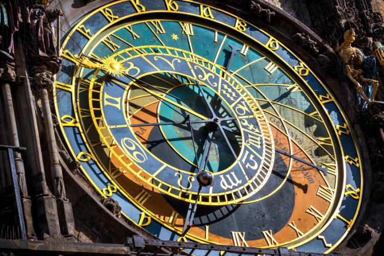 Astronomical clock in Praque, Czech Republic