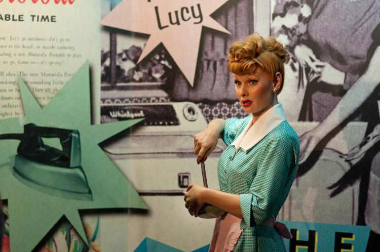 Actress Lucille Ball played the role of Lucy in I love Lucy.