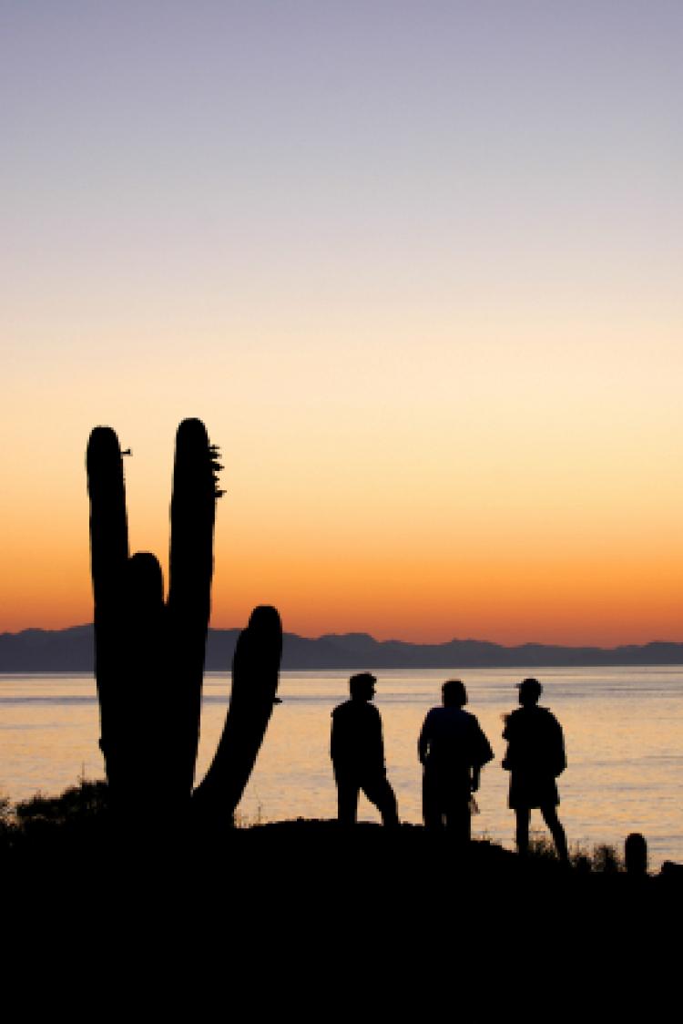 sunrise over Sea of Cortez
