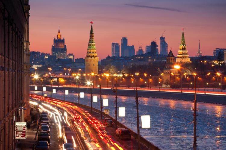 Kremlin in the Evening Moscow, Russia