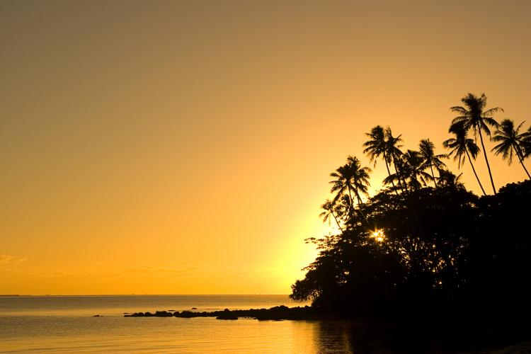 Sunset in Samoa