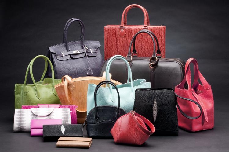 Beautiful leather bags.