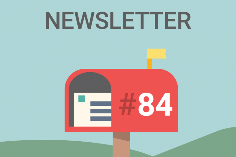 Illustration of American style mailbox