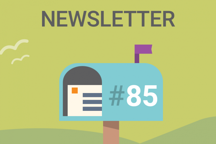 Illustration of American style mailbox