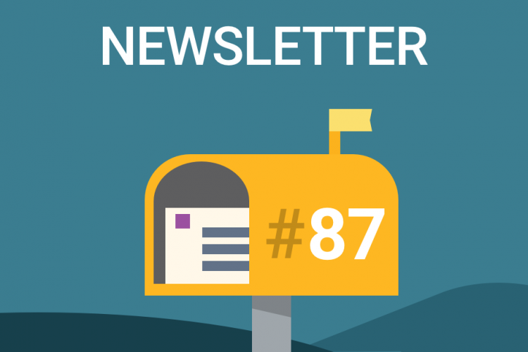 Illustration of American style mailbox