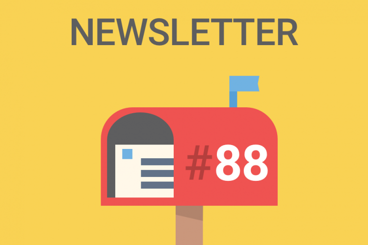 Illustration of American style mailbox