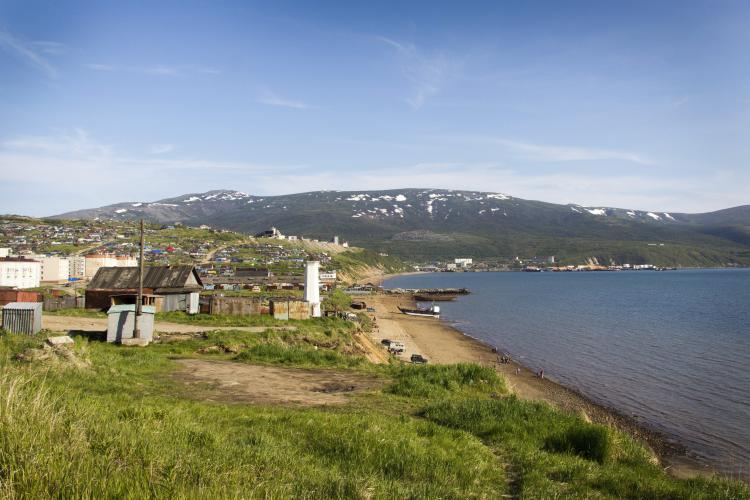 Magadan beach in eastern Russia.