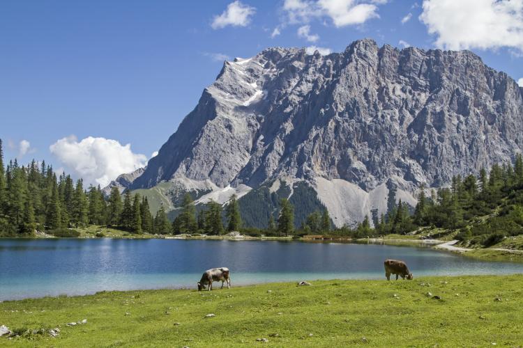 Zugspitze, Germany's highest mountain.