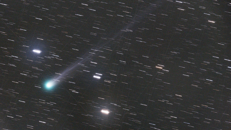 Image of Comet C/2025 A6 (Lemmon) taken by Geert Vandenbulcke on October 1, 2025.