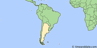 Location of Bahía Blanca