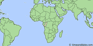 Location of Brazzaville