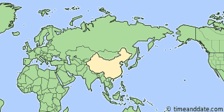 Location of Shanghai