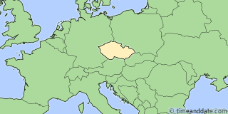 Location of Ostrava