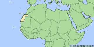 Location of Dakhla