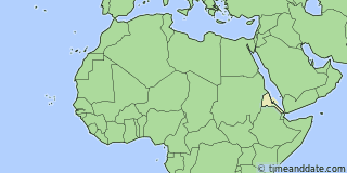 Location of Asmara