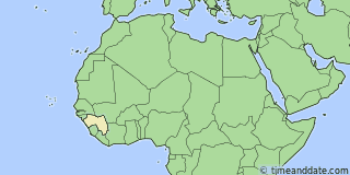 Location of Nzérékoré