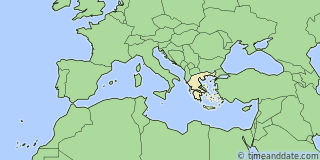 Location of Athens