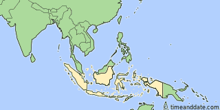 Location of Padang