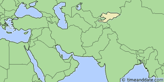 Location of Jalal-Abad