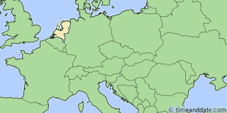 Location of Nijmegen
