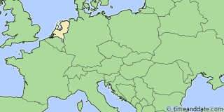 Location of The Hague