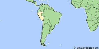 Location of Huancayo