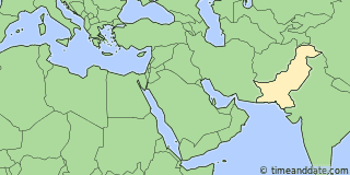 Location of Muzaffargarh
