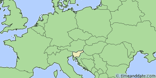Location of Ljubljana