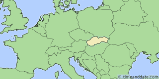 Location of Bratislava
