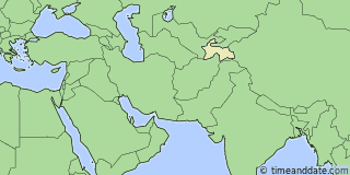 Location of Khujand