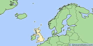 Location of Bangor