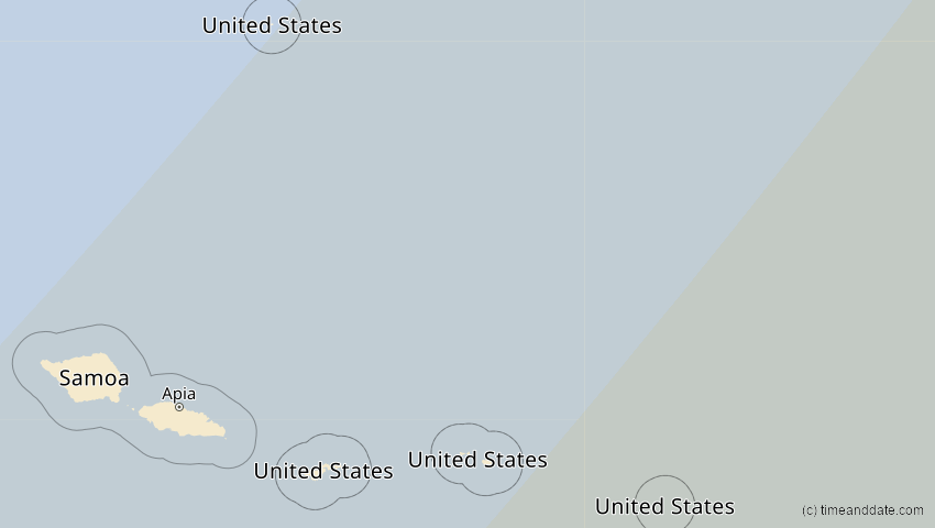 A map of Amerikanisch-Samoa, showing the path of the 21. Mär 2099 Ringförmige Sonnenfinsternis