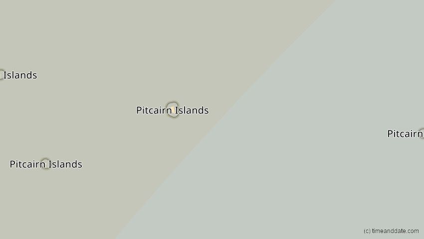 A map of Pitcairninseln, showing the path of the 21. Mär 2099 Ringförmige Sonnenfinsternis